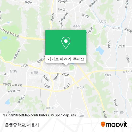 은행중학교 지도
