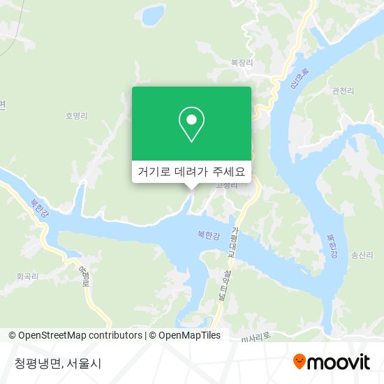 청평냉면 지도