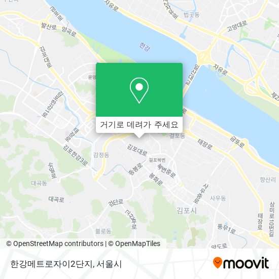 한강메트로자이2단지 지도