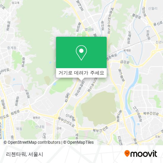 리첸타워 지도