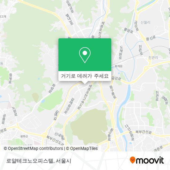 로얄테크노오피스텔 지도