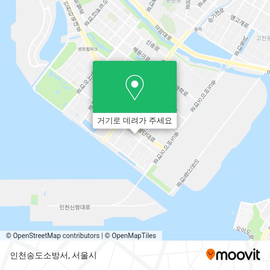 인천송도소방서 지도