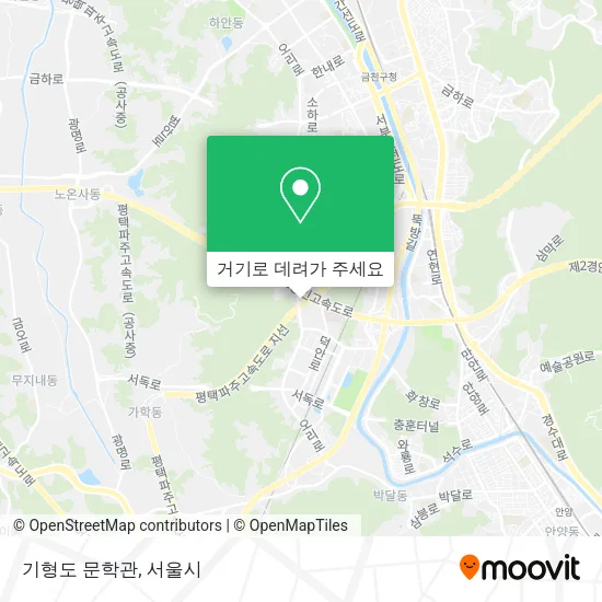 기형도 문학관 지도