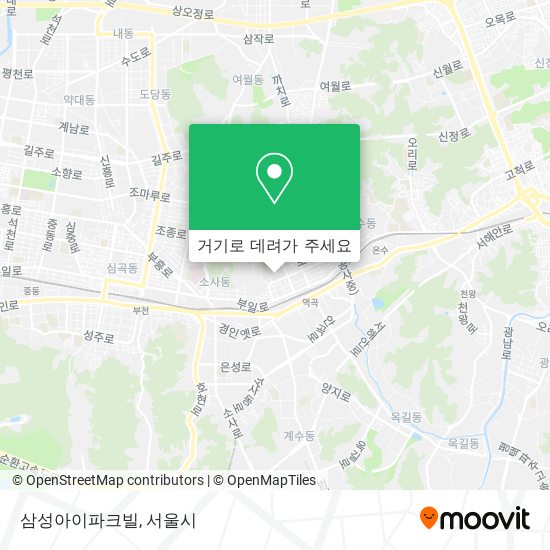 삼성아이파크빌 지도