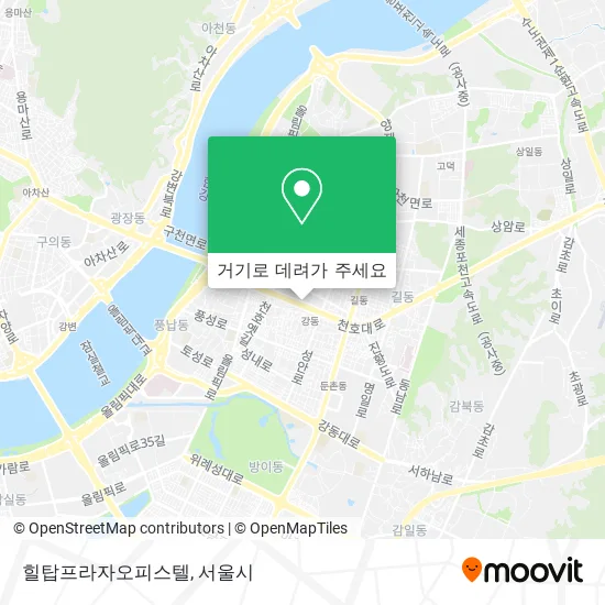 힐탑프라자오피스텔 지도