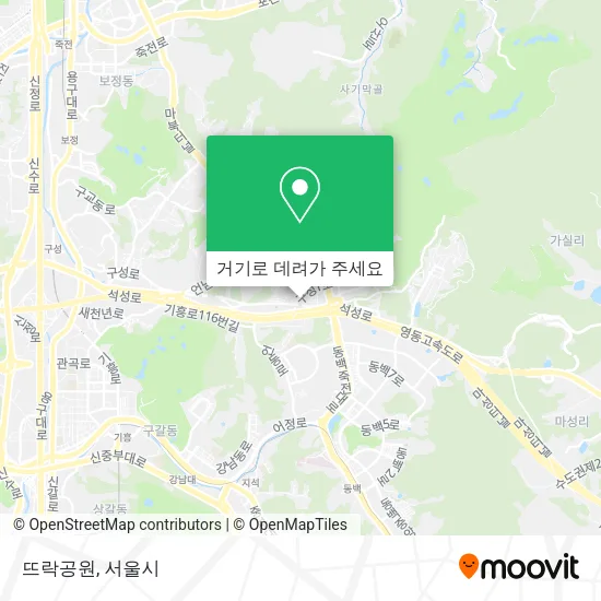 뜨락공원 지도