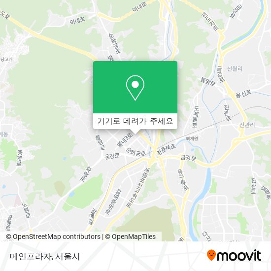메인프라자 지도