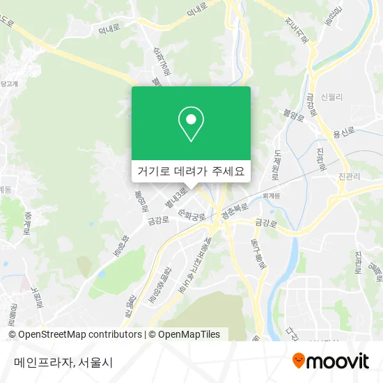 메인프라자 지도
