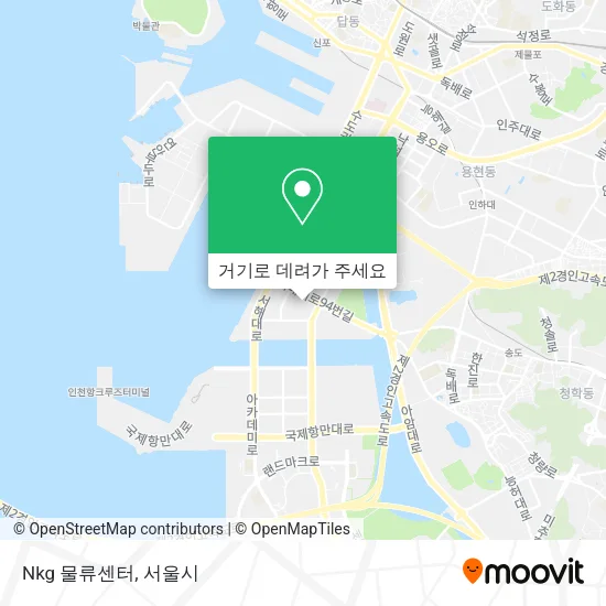 Nkg 물류센터 지도