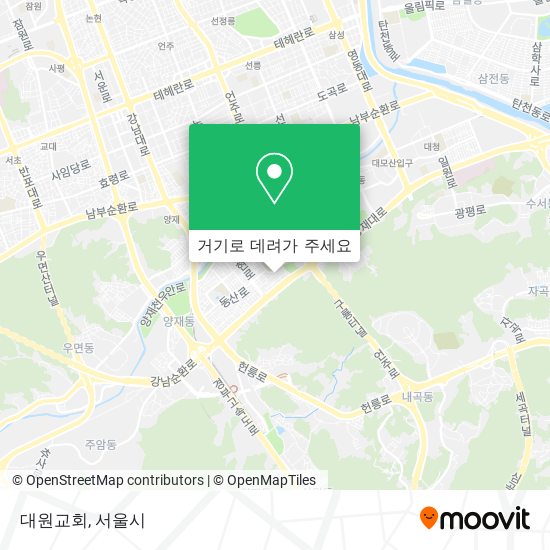 대원교회 지도