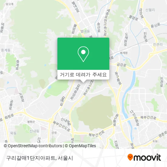 구리갈매1단지아파트 지도