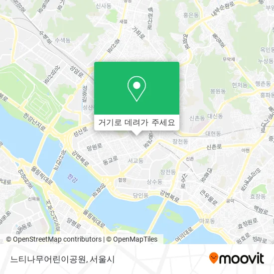 느티나무어린이공원 지도