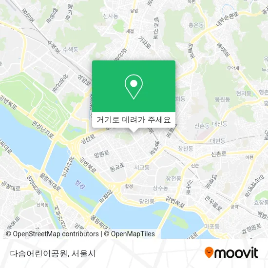 다솜어린이공원 지도