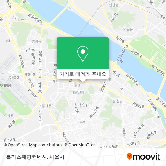 블리스웨딩컨벤션 지도