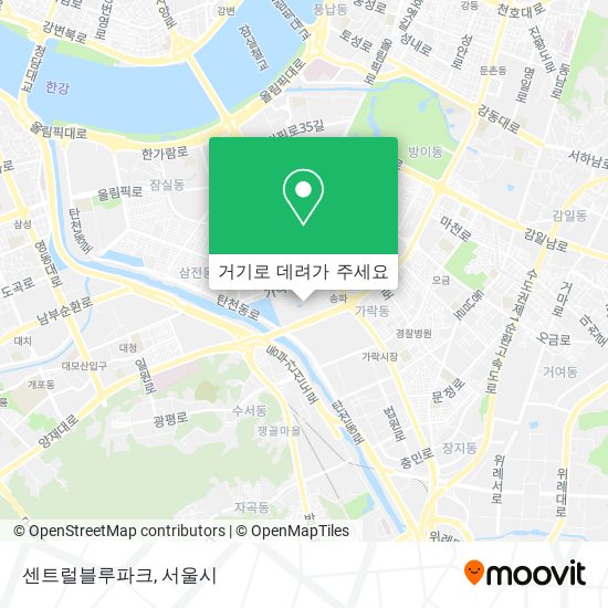 센트럴블루파크 지도