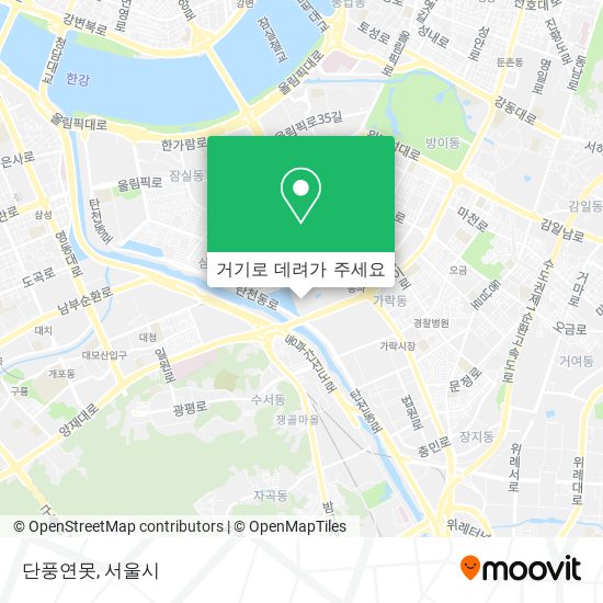 단풍연못 지도