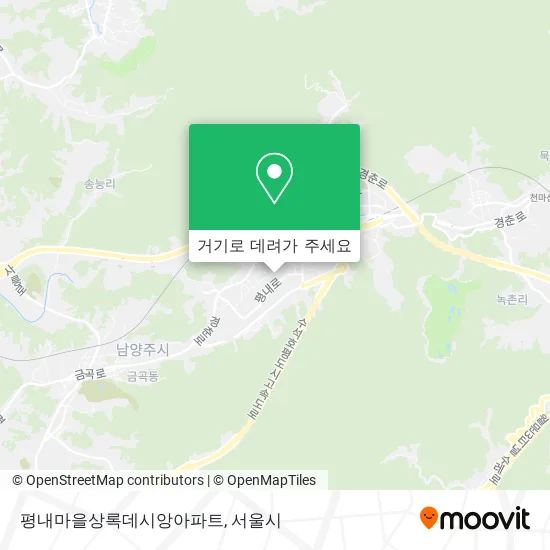 평내마을상록데시앙아파트 지도