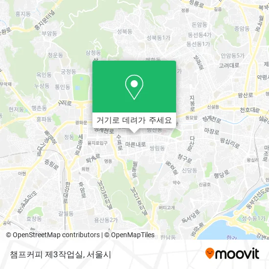 챔프커피 제3작업실 지도