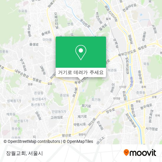 장월교회 지도