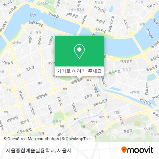 서울종합예술실용학교 지도