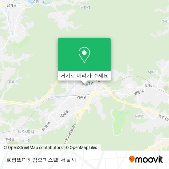 호평쁘띠하임오피스텔 지도