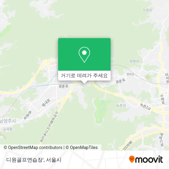 디원골프연습장' 지도