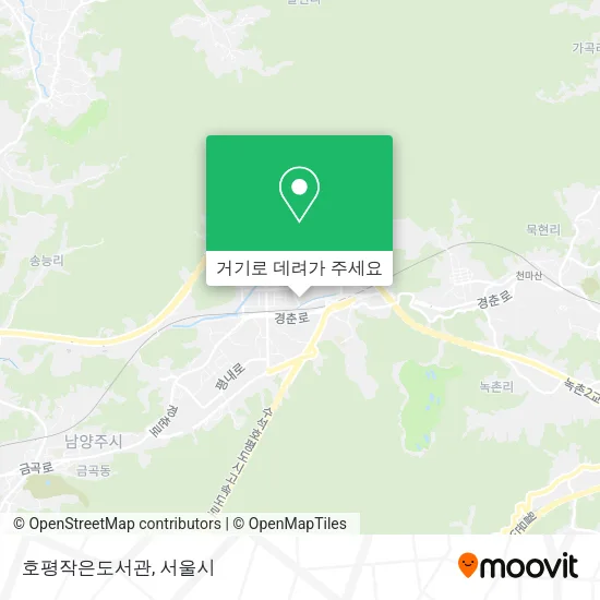호평작은도서관 지도