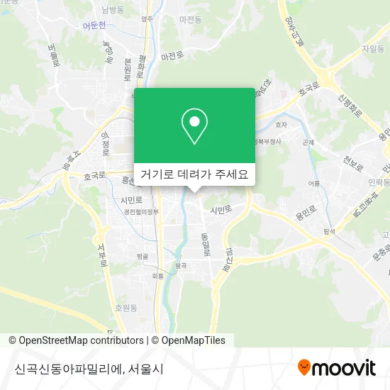신곡신동아파밀리에 지도