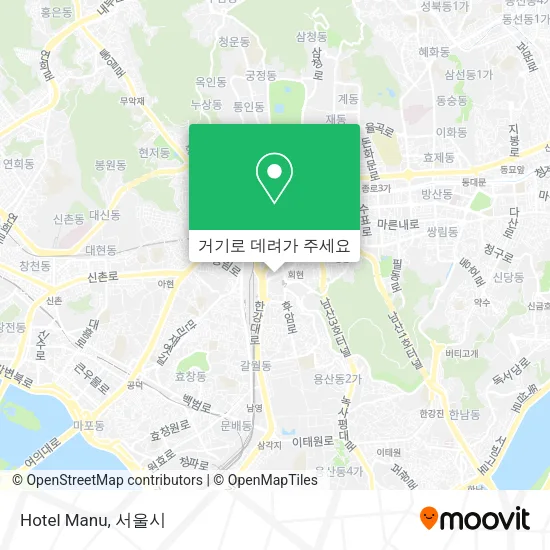 Hotel Manu 지도