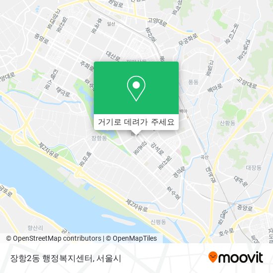 장항2동 행정복지센터 지도