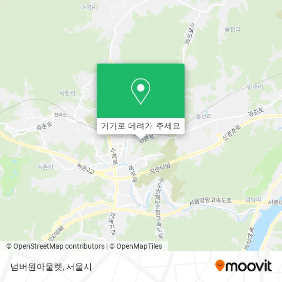 넘버원아울렛 지도