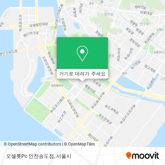 오셀롯Pc 인천송도점 지도