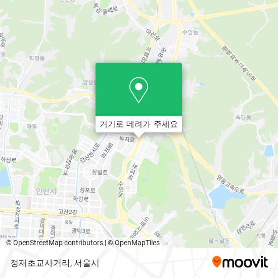 정재초교사거리 지도