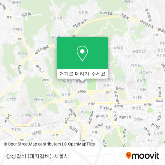 창성갈비 (돼지갈비) 지도