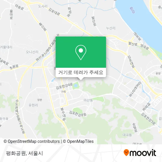 평화공원 지도