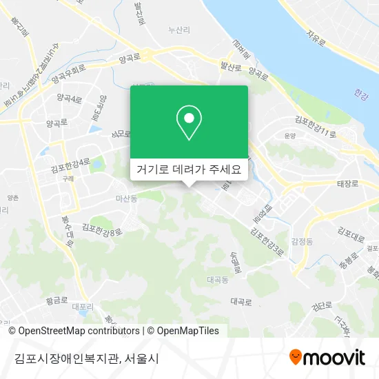 김포시장애인복지관 지도
