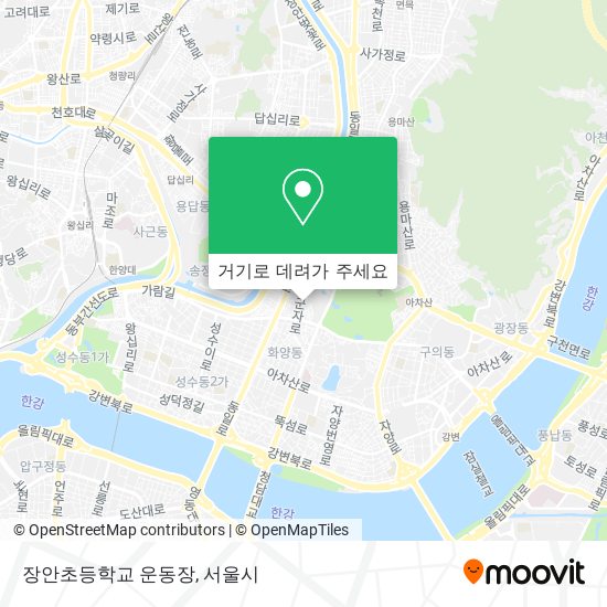 장안초등학교 운동장 지도