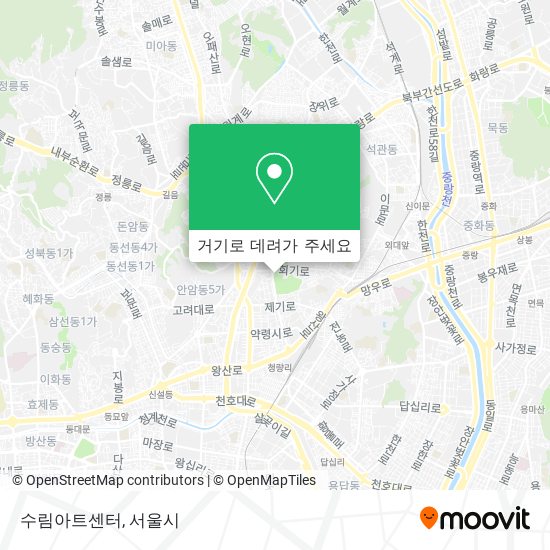 수림아트센터 지도