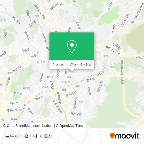 봉우재 마을마당 지도