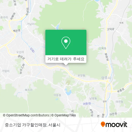 중소기업 가구할인매장 지도