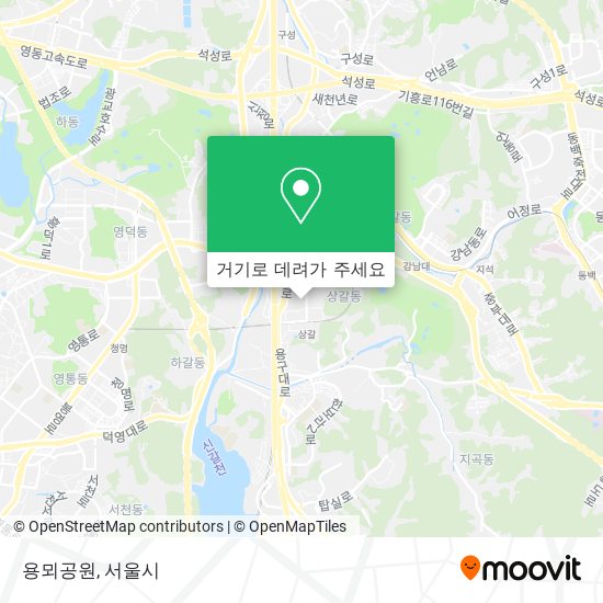 용뫼공원 지도