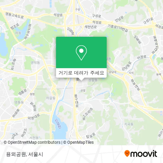 용뫼공원 지도