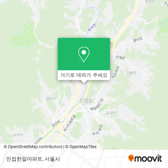 진접한일아파트 지도