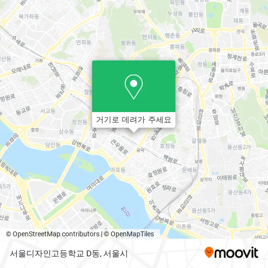 서울디자인고등학교 D동 지도