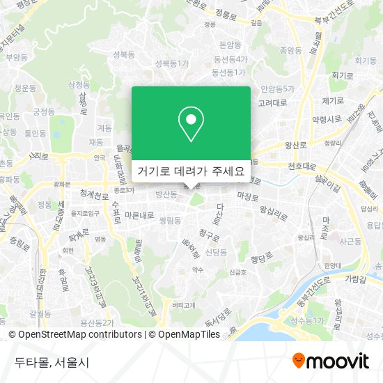 두타몰 지도