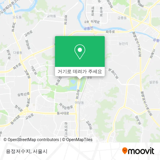 용정저수지 지도