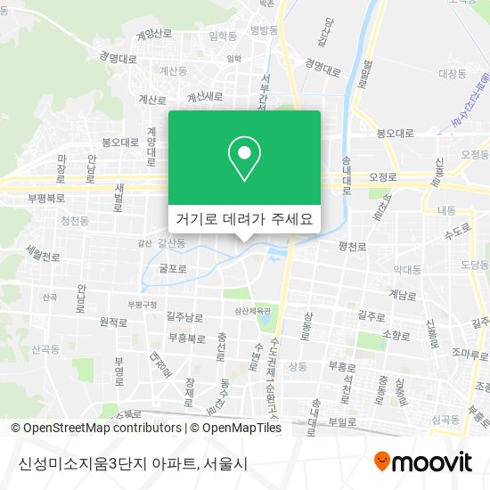 신성미소지움3단지 아파트 지도