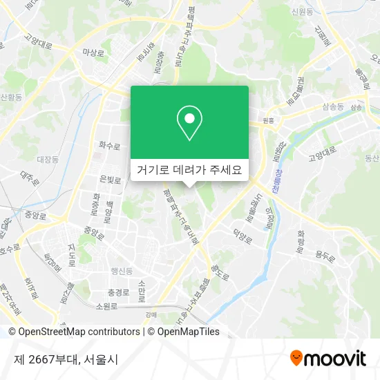 제 2667부대 지도