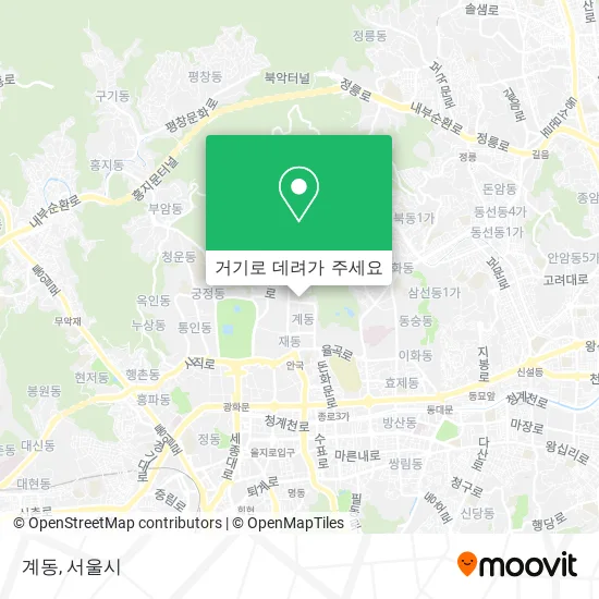계동 지도