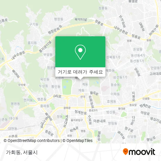 가회동 지도